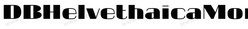 DBHelvethaicaMonX Co字体转换